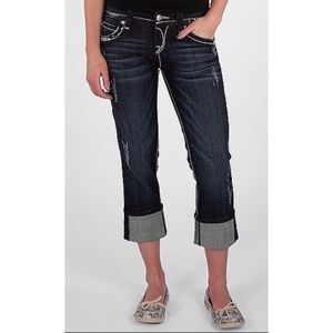 Rock Revival Stephanie Easy Capri Jeans